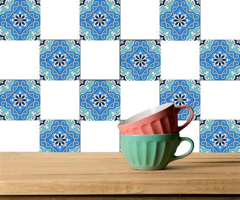 Set Of 24 Tiles Decals Tiles Stickers Tiles For Walls Kitchen Etsy