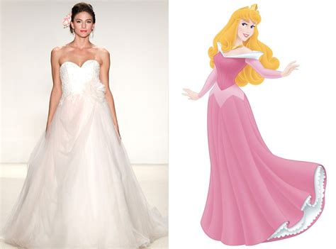 Aurora From Alfred Angelos Disney Princess Wedding Gowns E News