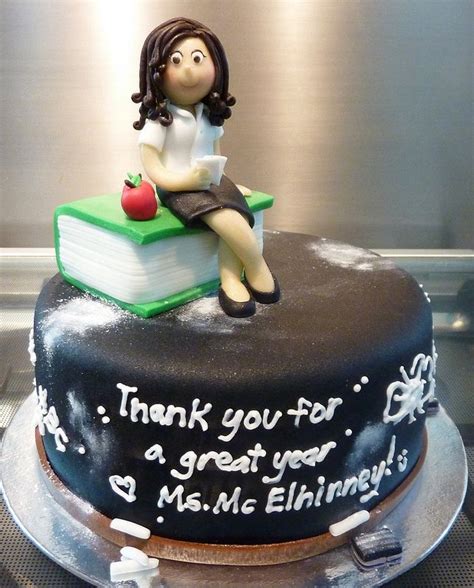 Thank You Teacher Cake Teacher Cakes Teachers Day Cake Cake