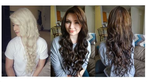 With blonde, it's more difficult because you're taking pigment. How I Dyed My Hair from Blonde to Brown & Some Random ...