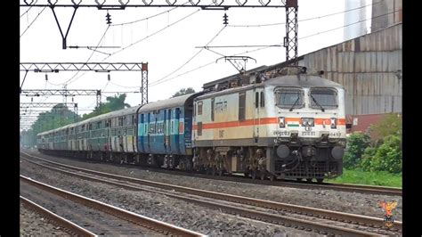 fast passenger trains service of indian railways 53045 mayurakshi fast passenger youtube