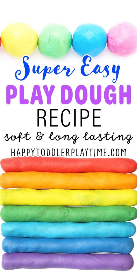 The Best Super Easy Soft Playdough Recipe Artofit
