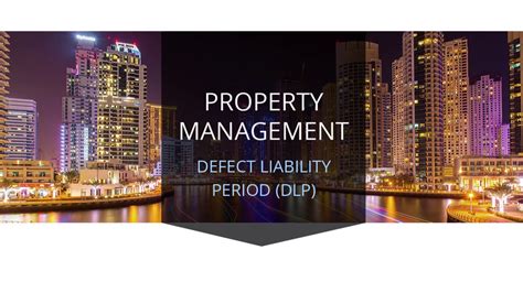 They gather their life savings to buy the house. Property Management: Defect Liability Period (DLP) - YouTube