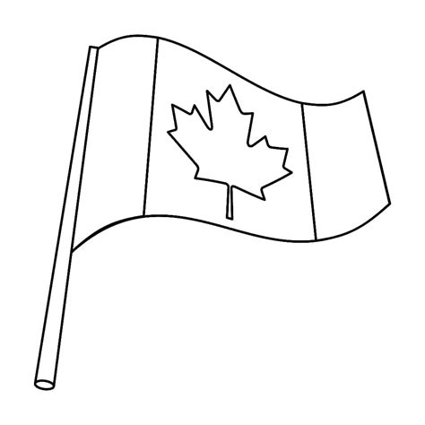 Dibujos De Bandera De Canad Imprimible Para Colorear Para Colorear Pintar E Imprimir Dibujos