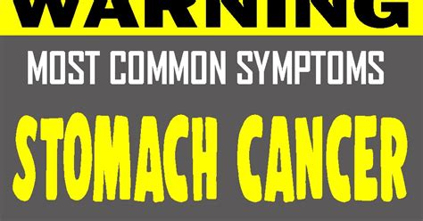 Stomach Cancer A Silent Killer Most Common Symptoms Dont Ignore Them