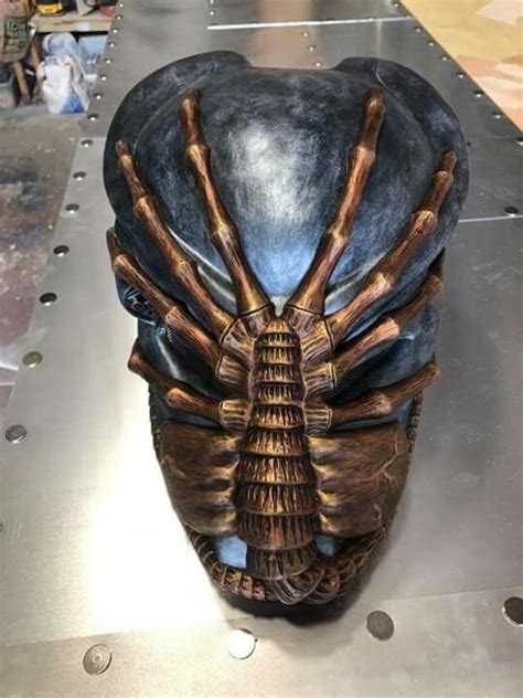 Prop making predator xenomorph predator alien skull and bones alien steampunk mask skull art. Pin by Kenneth Wilson on aliens & Predator | Predator ...