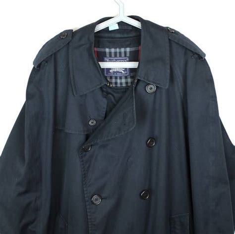 vintage vintage men s burberry trench coat navy blue size 58 grailed