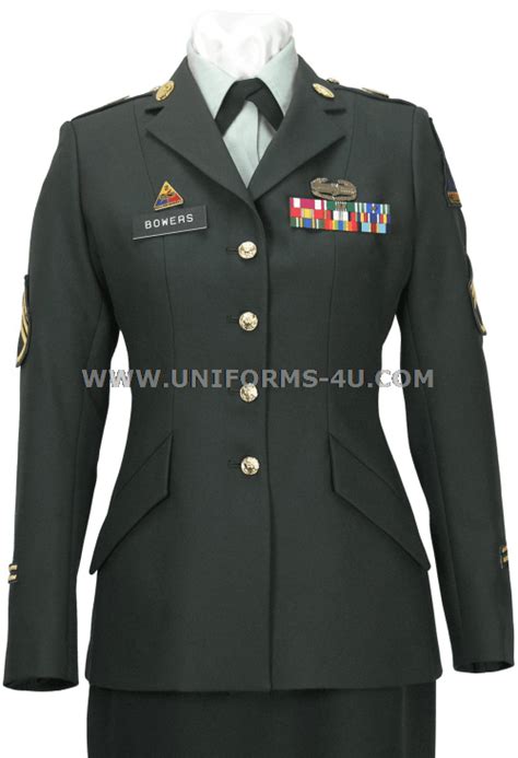 Us Army Female Enlisted Class A Army Green Uniform