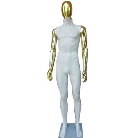 Standing 6 3feet White Male Plastic Mannequin For Garment Shop At Rs