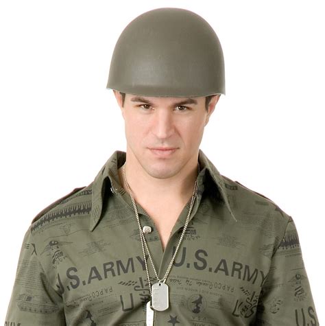 Mens Army Gi Military Soldier Helmet Costume Accessory Halloween Men Military Costumes Helmet