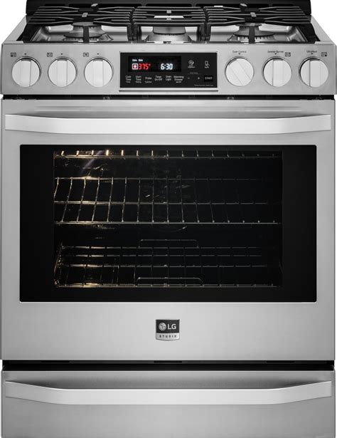 Lg Lssg3016st 30 Inch Slide In Gas Range With 63 Cu Ft Probake