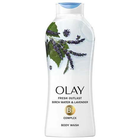 Olay Fresh Outlast Body Wash Purifying Birch Water And Lavender