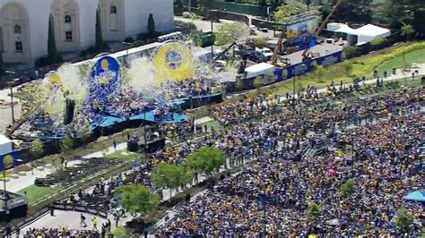 Photos Golden State Warriors Victory Parade Abc7 New York