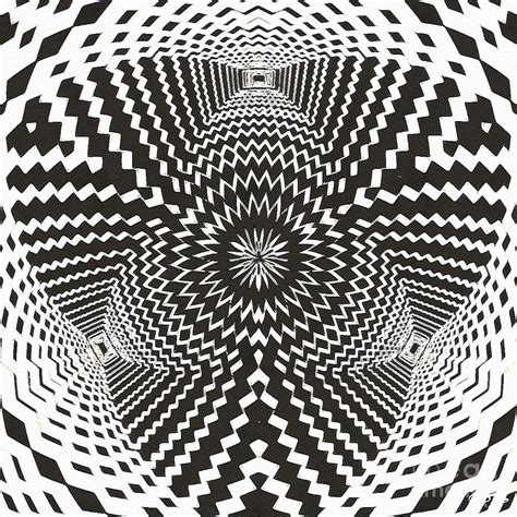 Black And White Optical Illusions