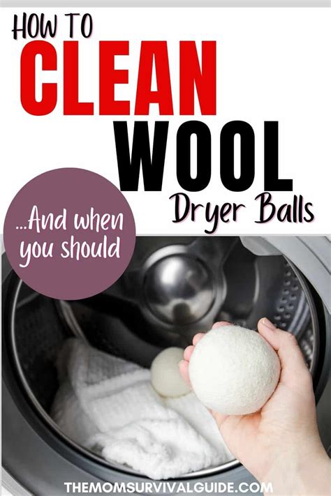 how to clean wool dryer balls and when you should the mom survival guide
