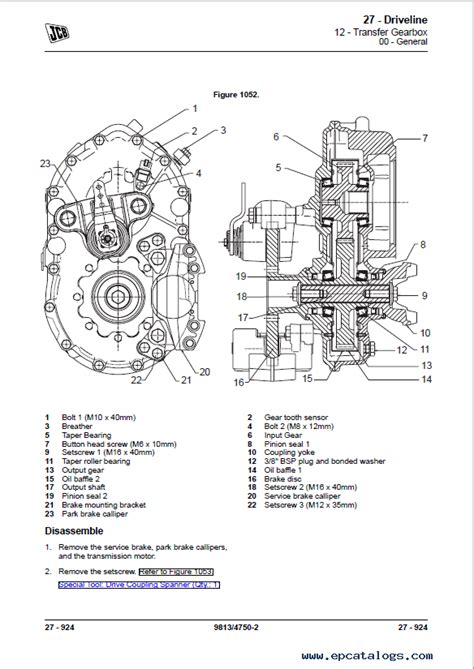 Jcb Transmission Ps750 Mk4 Ps760 Ps766 Service Manual