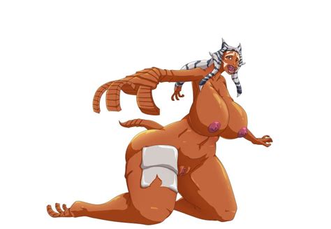 Rule 34 1girls Ahsoka Tano Ass Big Ass Big Breasts Blue Eyes Breast Expansion Breasts Curvy