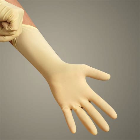 Long Cuff Latex Exam Gloves Gloves By Web