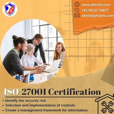 All About Iso 27001 Certification Qfs Certs