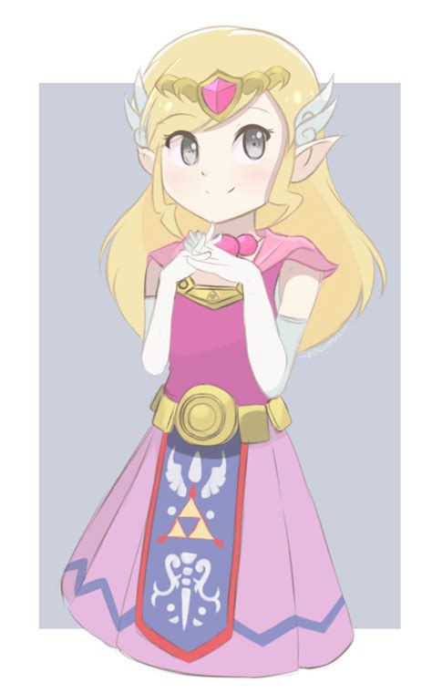 Princess Zelda Wind Waker Colored Sketch By Chocomiru02 On Deviantart