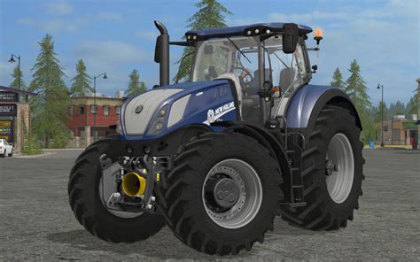 Fs17 New Holland T7 Heavy Duty Blue Power V 10 Fs 17 Tractors Mod