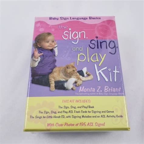 Baby Sign Language Sign Sing And Play Kit Monta Briant Book Flash