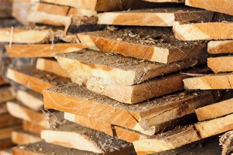 Large Stack Of Wood Planks Stock Image Image Of Stack 96064519