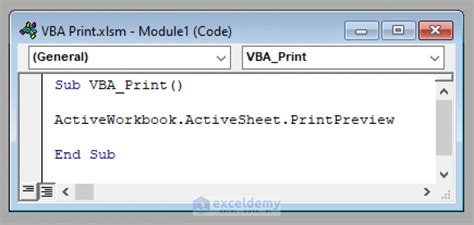 How To Print Data With Excel Vba A Detailed Guideline Exceldemy