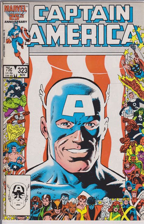 Captain America 323 Comic Book Covers Comic Books Art Book Art Steve Rogers Captain America