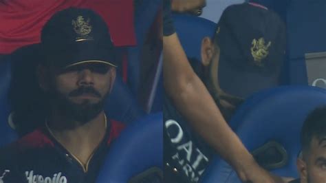 Watch Dejected Virat Kohli Throws Bottle In Anger As Rcb Fail To Defend 197 Vs Gt Get Knocked