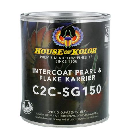 House Of Kolor Intercoat Pearl And Flake Karrier Clearcoat Low Voc Quart