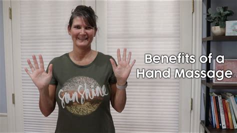Benefits Of A Hand Massage Youtube