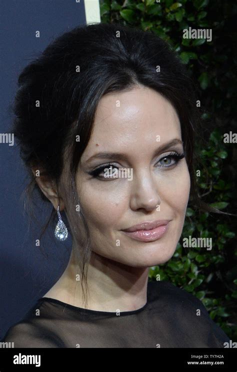 Actor Angelina Jolie Attends The 75th Annual Golden Globe Awards At The