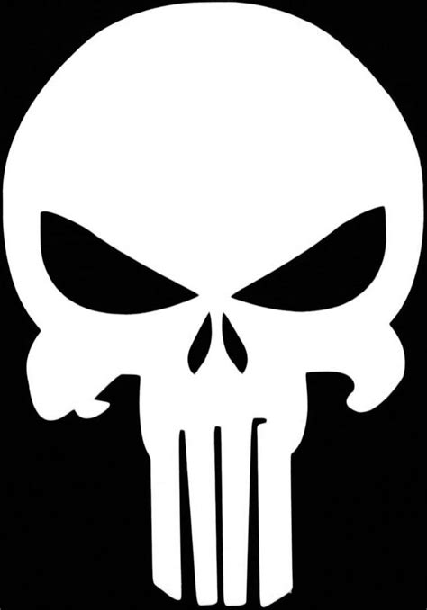 10 Pack White Evil Punisher Skull Logo Window Decal 225 X 4 Decals