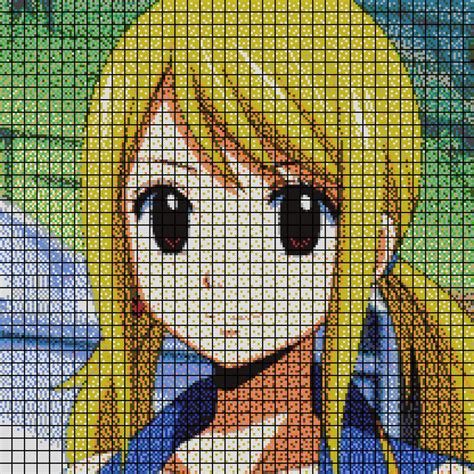 Minecraft Pixel Art Anime Girl