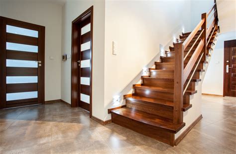 Wood Slat Railing And Staircase Stair Railing Design Stairs Design My