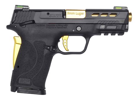 Smith And Wesson Mandp9 Shield Ez Performance Center Gold 9mm Pistol Thumb
