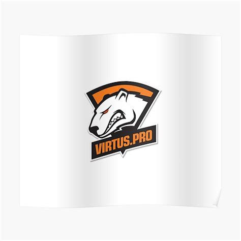 Virtus Pro Logo Poster For Sale By Swest2 Redbubble