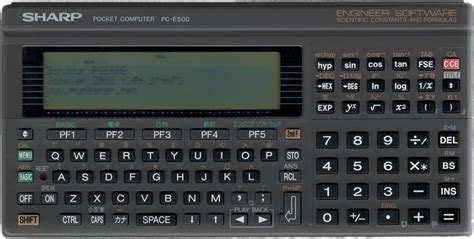 Sharp Pc E500 Pir2 Sharp Pce500 Casio