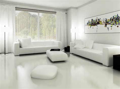 White Living Room Ideas With Calm And Relaxing Nuance Amaza Design