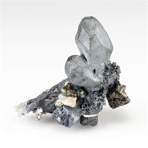 Acanthite With Silver Minerals For Sale 8111311
