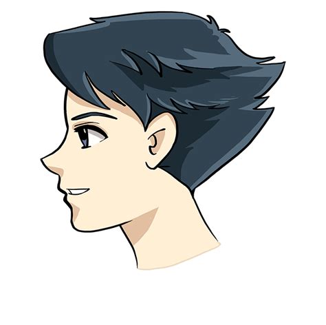 Side View Face Drawing Easy Anime How To Draw An Anime Boy Face