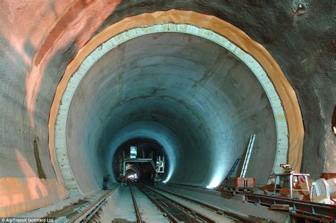 Gotthard Rail Tunnel To Open In Swiss Alps Running 35 Miles Underground