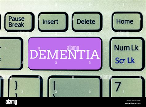 Writing Note Showing Dementia Business Photo Showcasing Impairment In