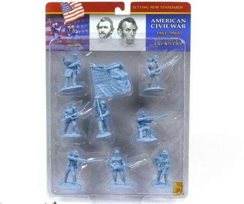 Conte Collectibles American Civil War Union Plastic Figures 54mm