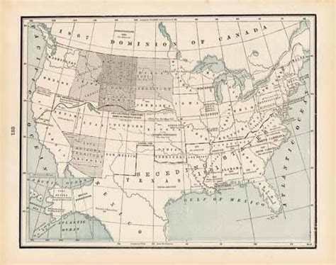 United States Territorial Expansion By George F Cram 1898 Art