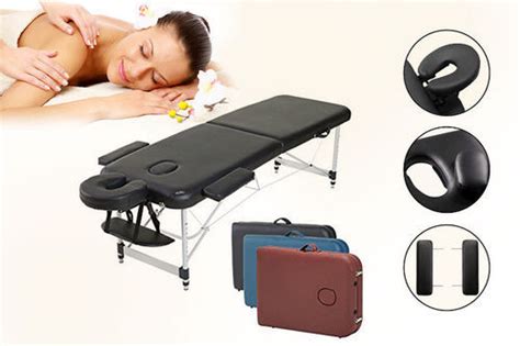 Electrotech Portable 3 Section Aluminium Massage Bed Id 20324838430