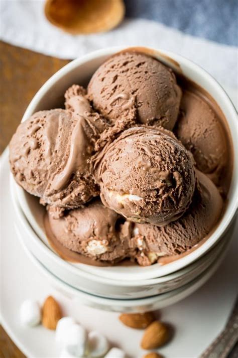 This recipe is proof that delicious food can be prepared quickly and with ease. Rocky Road Ice Cream - Recipe Girl