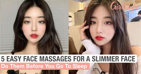 Easy Face Massages To Do Before Sleep To Achieve A Slimmer Face