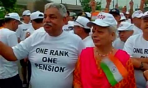 One Rank One Pension Ex Servicemen Demand Implementation Of OROP On Kargil Vijay Diwas India Com